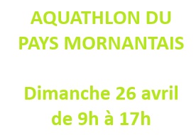 Aquathlon du pays Mornantais le 26 avril 2026